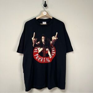 Vintage Ted Nugent F*** You Im An American World Tour Shirt